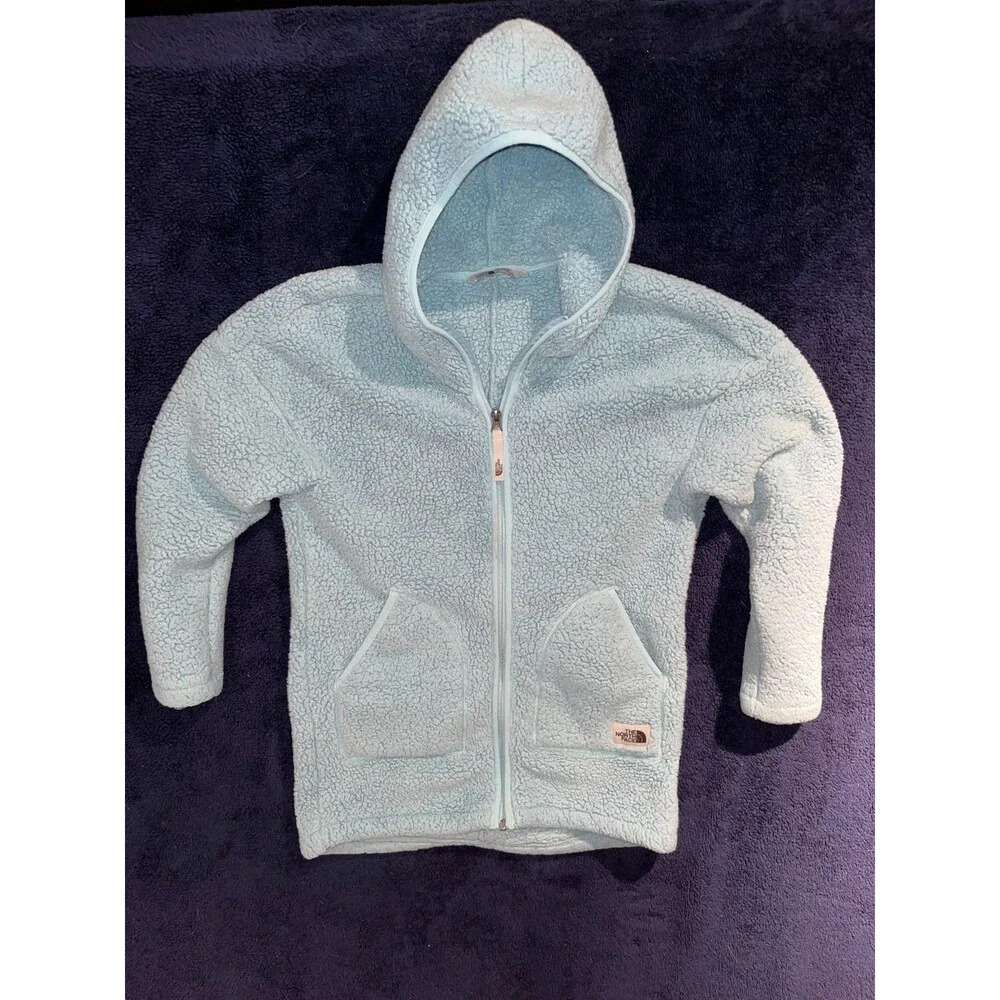 The North Face Kids Campshire Fleece Jacket Full Zip Hoodie Size Medium 10/12
